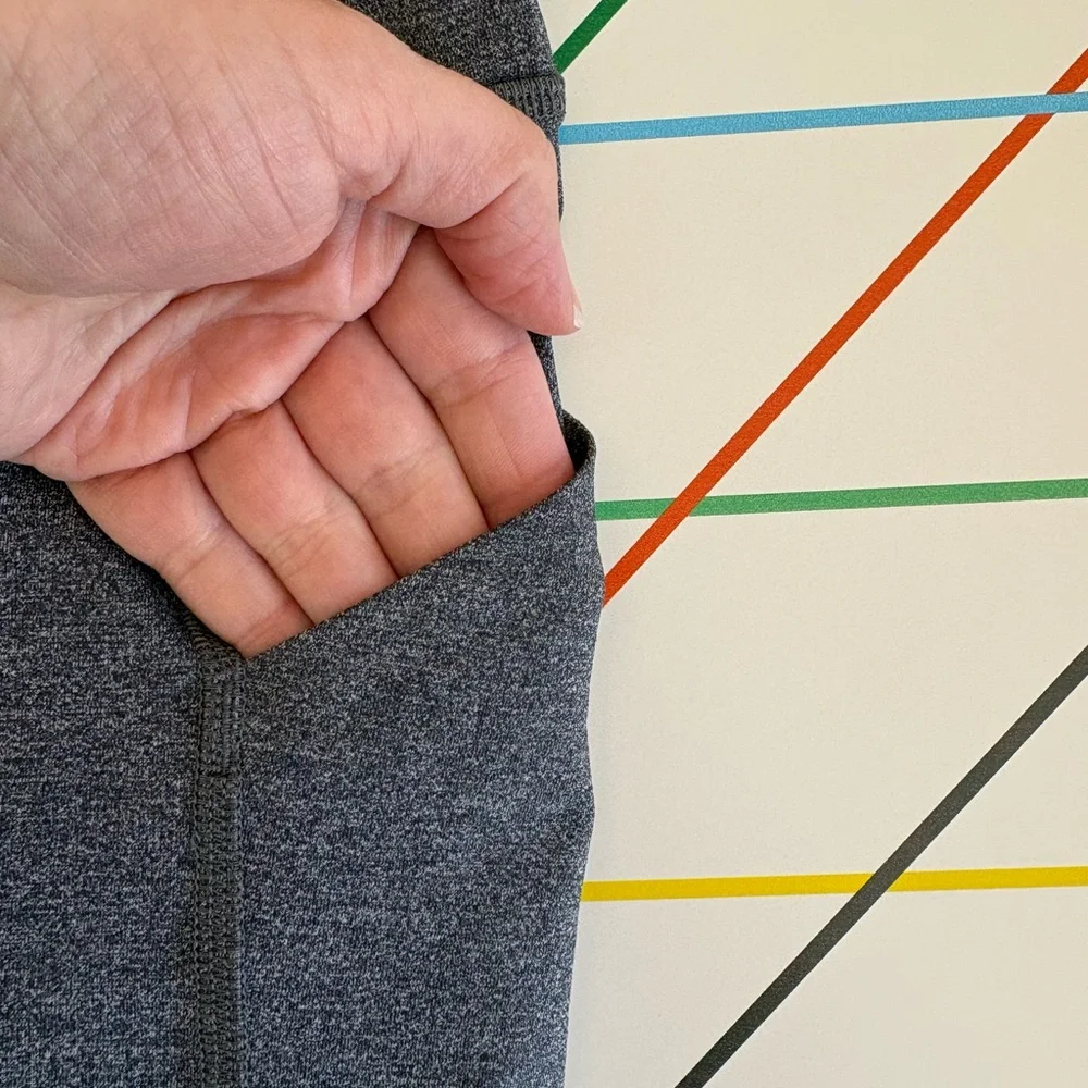 Lululemon Pace Rival Crop Leggings
Size 8 Heathered Grey in EUC athleisure - Picture 12 of 15